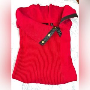 Red and Black Sweater